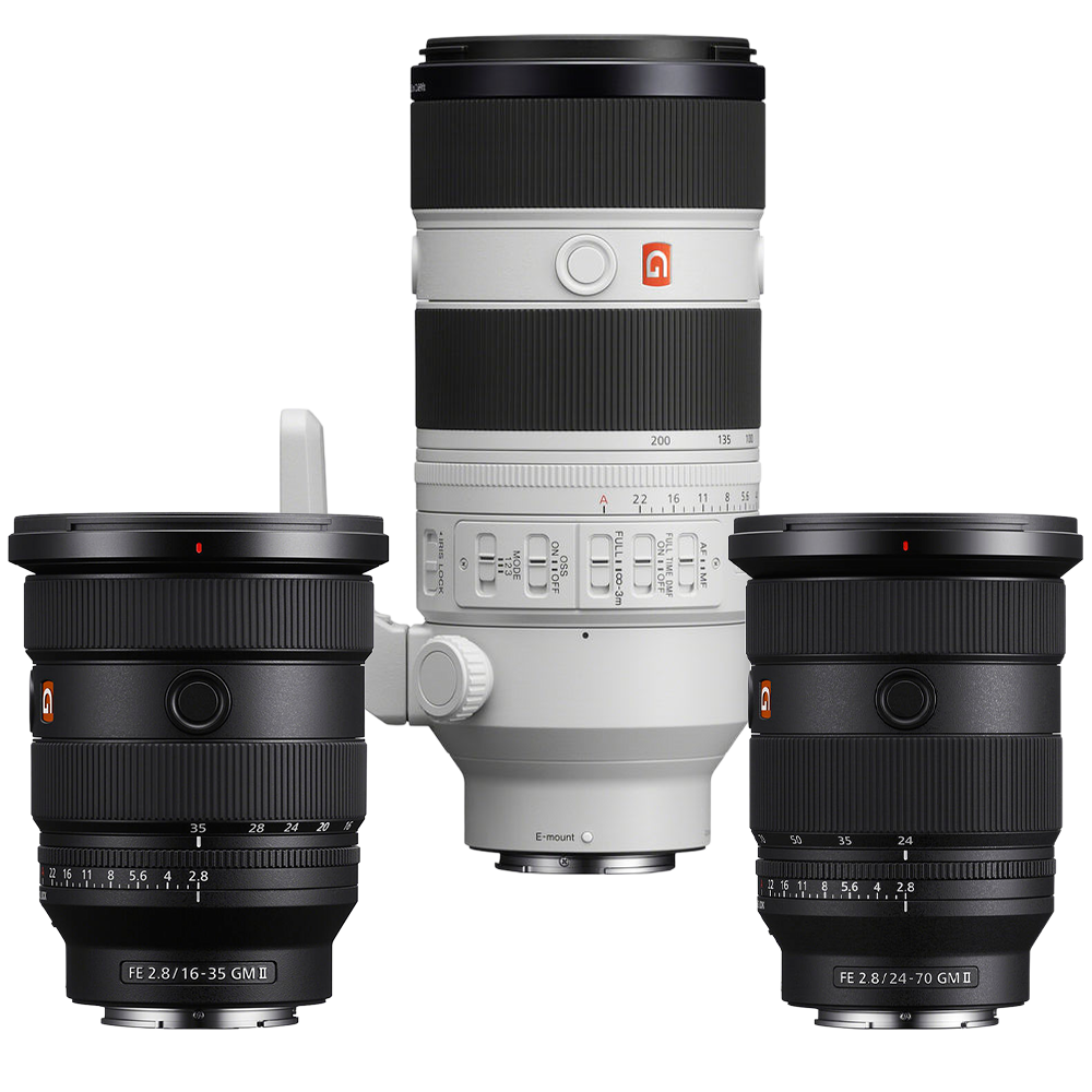 Sony Gmaster Zoom 3'lü Lens Seti