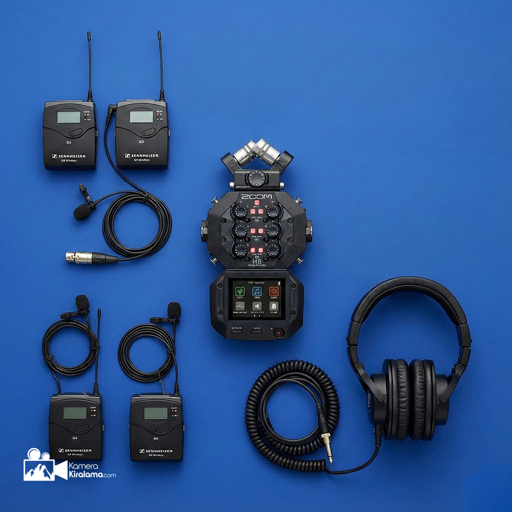 Zoom H8 / Röportaj Ses Ekipman Seti