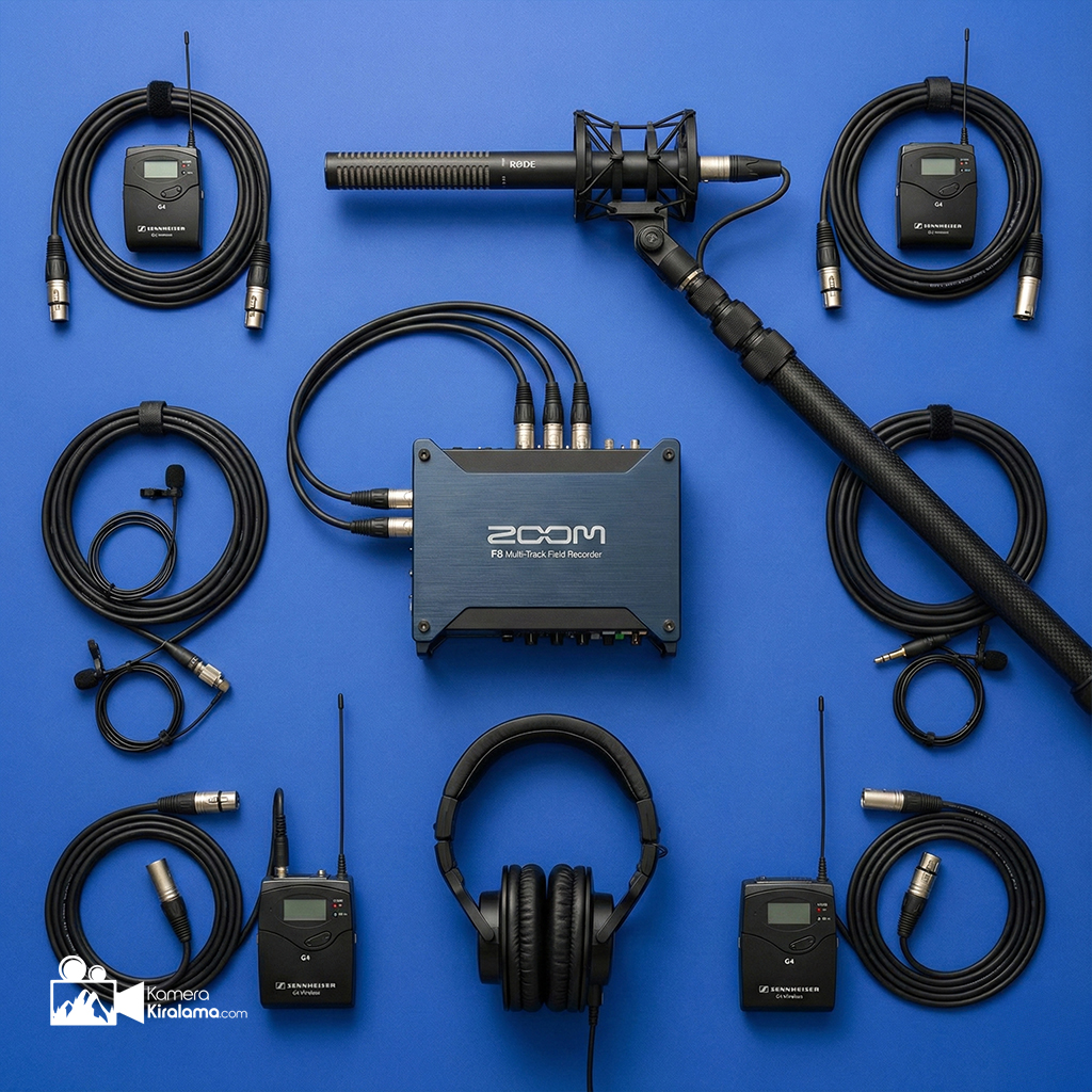 Zoom F8 / Ses Ekipman Seti - 1